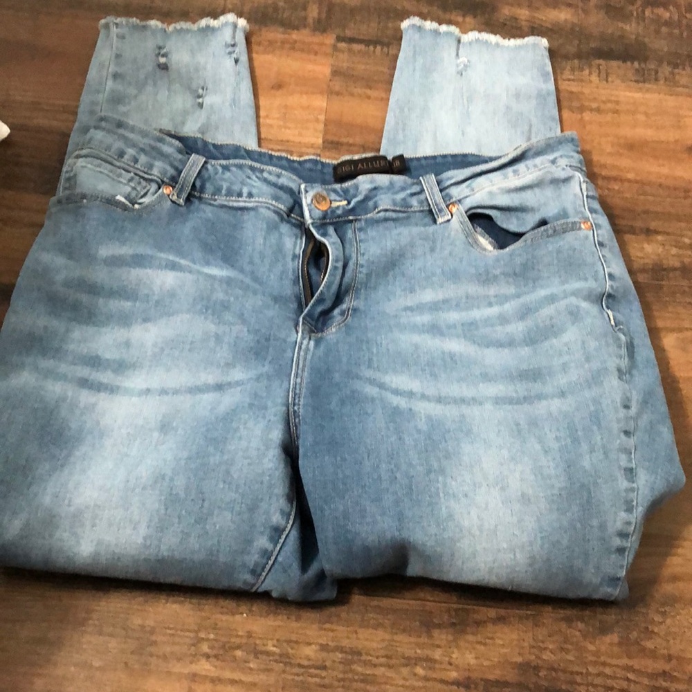 Pair of blue jeans by GG allure size 18 stretch